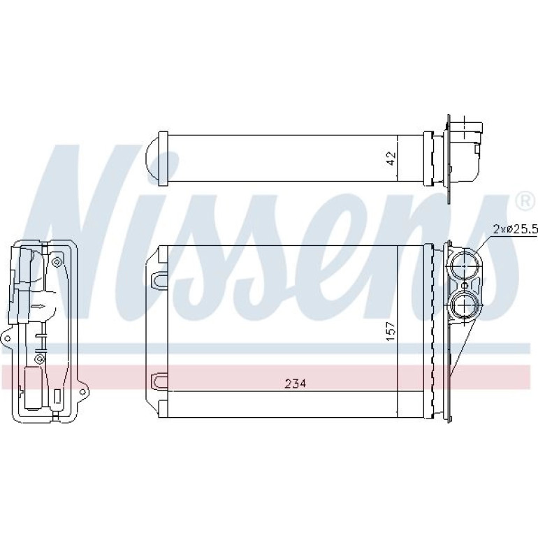 Heizkühler PKW 72946 Heizkühler PKW 72946