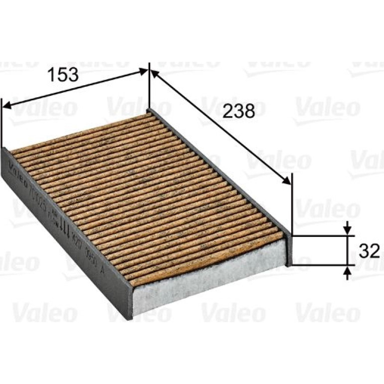 VALEO Innenraumfilter 701025 VALEO Innenraumfilter 701025