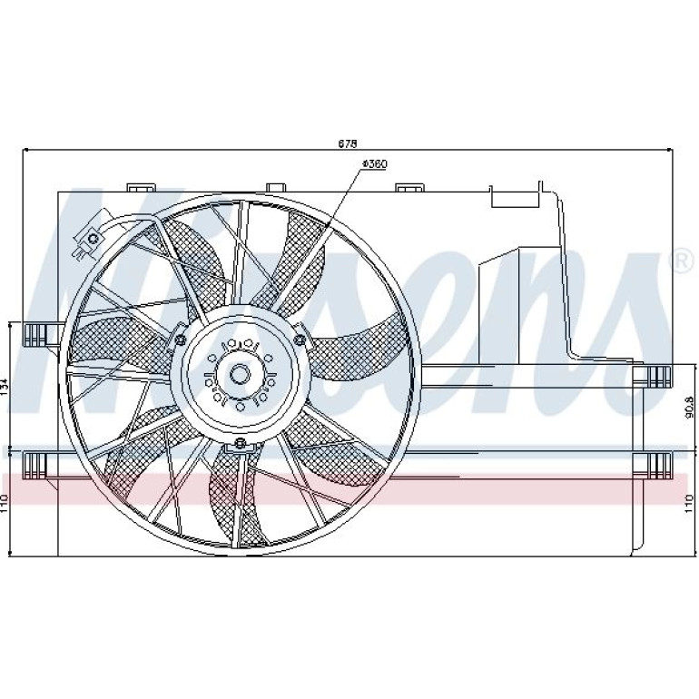 Kühlerlüfter PKW 85604