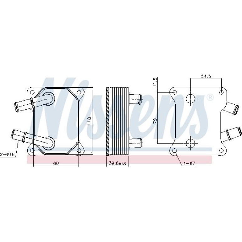 Ölkühler PKW 90897 Ölkühler PKW 90897