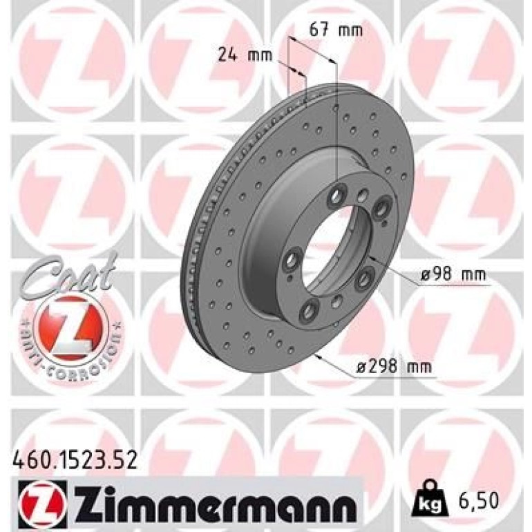 13 481 020 Sport Bremsscheibe VA Sport 460.1523.52 13 481 020 Sport Bremsscheibe VA Sport 460.1523.52