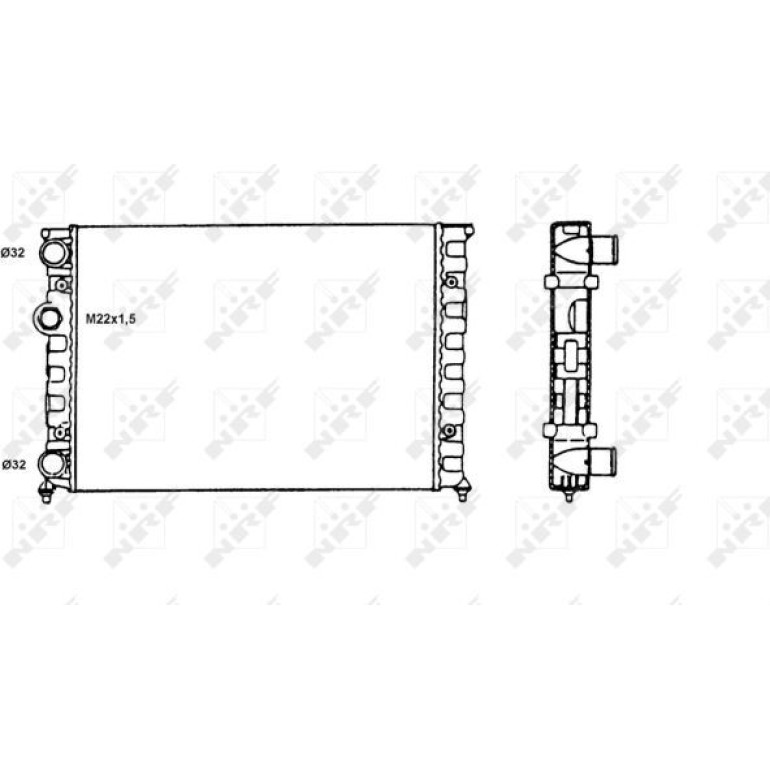 Kühler, Motorkühlung 58819 Kühler, Motorkühlung 58819