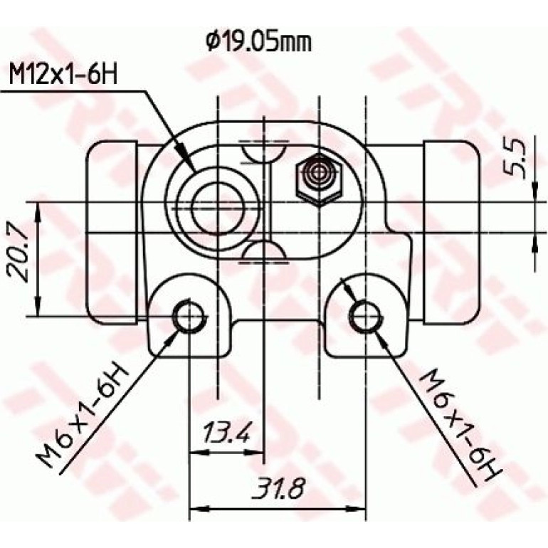 Radbremszylinder BWD307T Radbremszylinder BWD307T