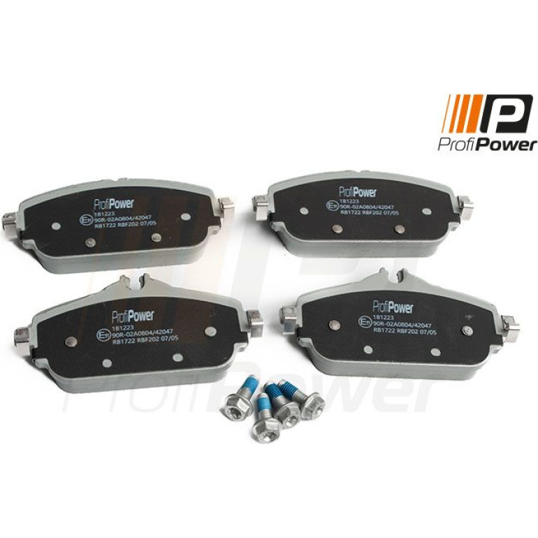 PROFIPOWER Bremsbelagsatz, Scheibenbremse 1B1223 PROFIPOWER Bremsbelagsatz, Scheibenbremse 1B1223