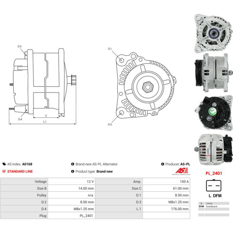 AS-PL Generator A0168 AS-PL Generator A0168