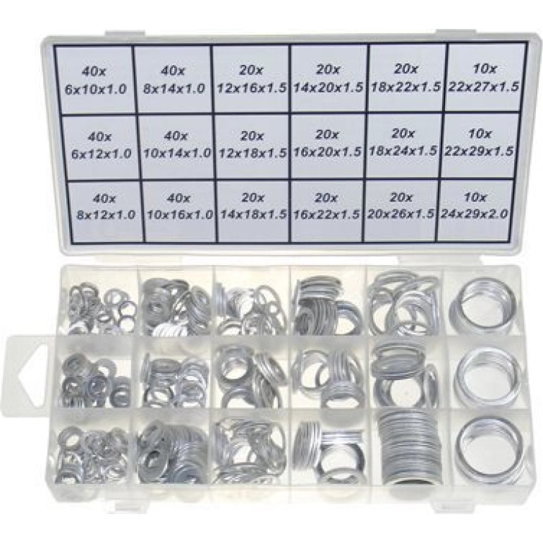Aluminium-Unterlegscheiben 450 St C.9160 Aluminium-Unterlegscheiben 450 St C.9160