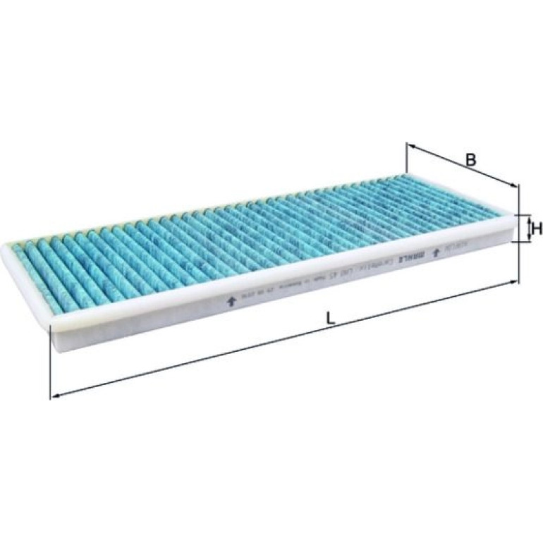 MAHLE Filter, Innenraumluft LAO 45 MAHLE Filter, Innenraumluft LAO 45