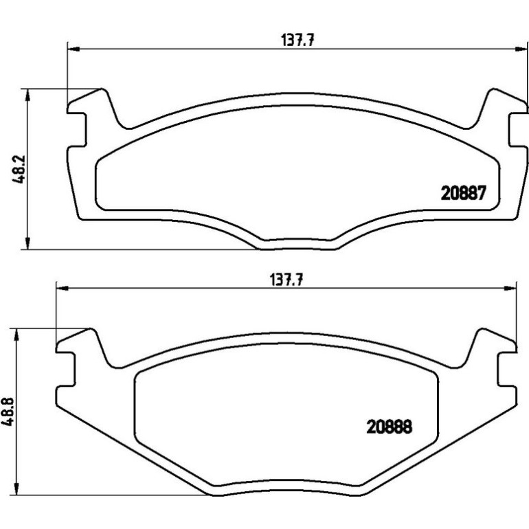 BREMBO Bremsklötze VA P 85 005 BREMBO Bremsklötze VA P 85 005