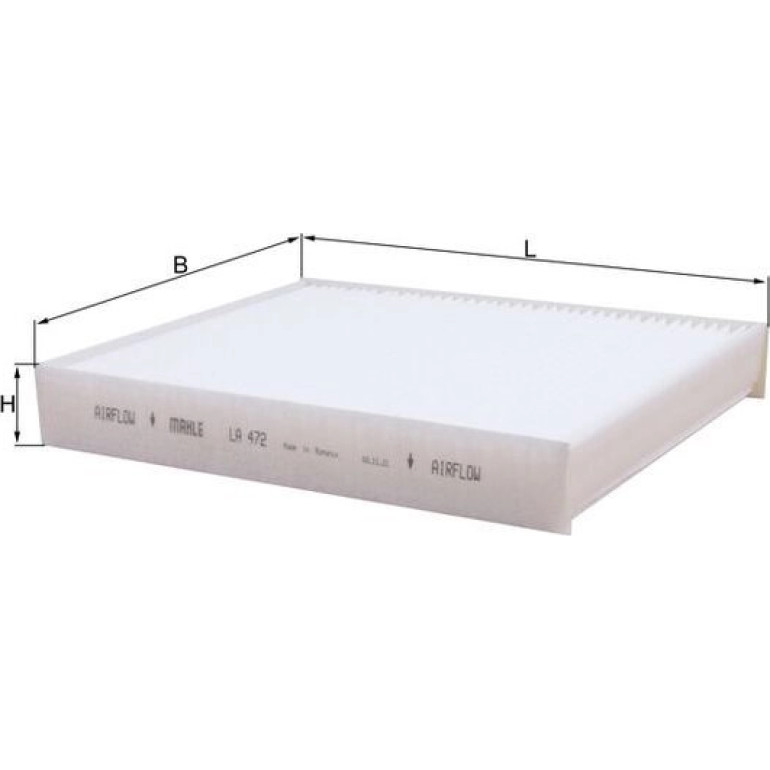 MAHLE Filter, Innenraumluft LA 472 MAHLE Filter, Innenraumluft LA 472