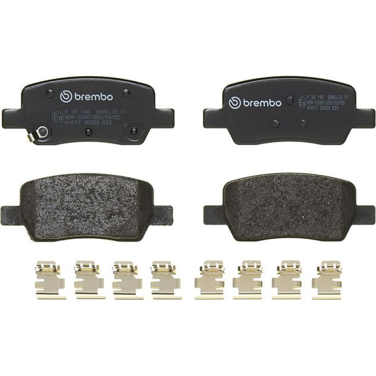 BREMBO Bremsbelagsatz, Scheibenbremse P 30 146 BREMBO Bremsbelagsatz, Scheibenbremse P 30 146