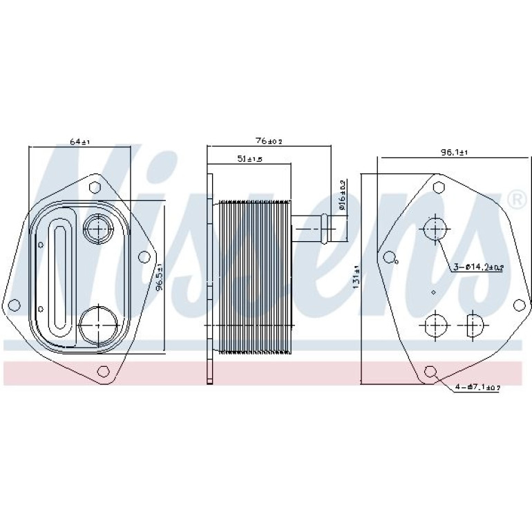 Ölkühler PKW 90720 Ölkühler PKW 90720