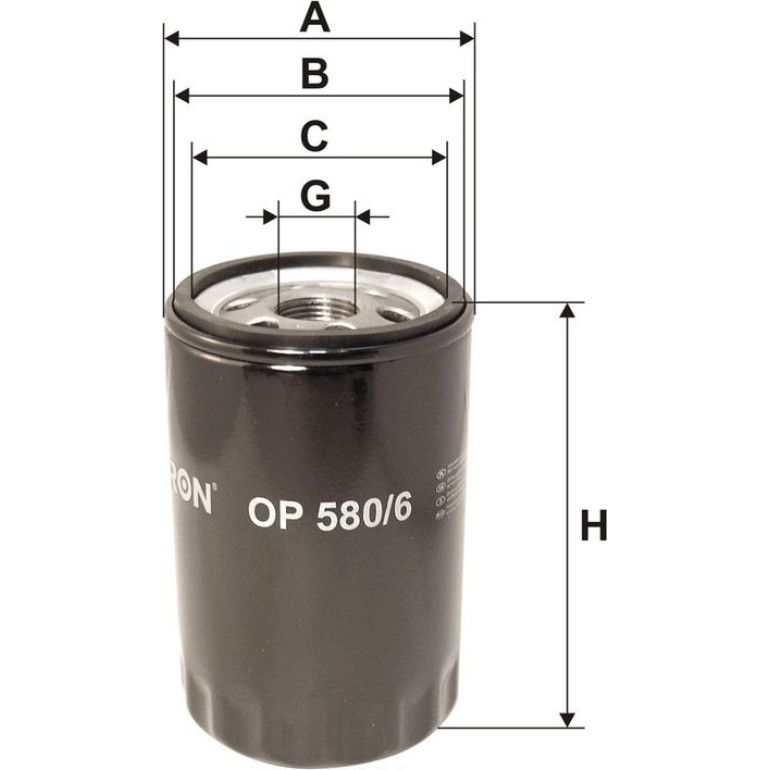 FILTRON Ölfilter OP 580/6 FILTRON Ölfilter OP 580/6