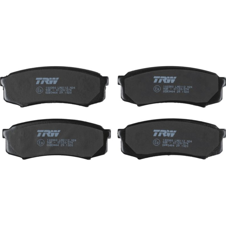 Bremsbelagsatz Toyota T. Landcruiser 03-/Pajero 03 GDB3464 Bremsbelagsatz Toyota T. Landcruiser 03-/Pajero 03 GDB3464