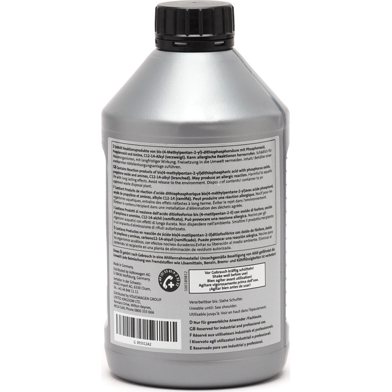 VAG Original G055512A2 VAG Original VW MTF Getriebeöl G055512A2 1 Liter – – OE-Nr. G055512A2 VAG Original G055512A2 VAG Original VW MTF Getriebeöl G055512A2 1 Liter – – OE-Nr. G055512A2