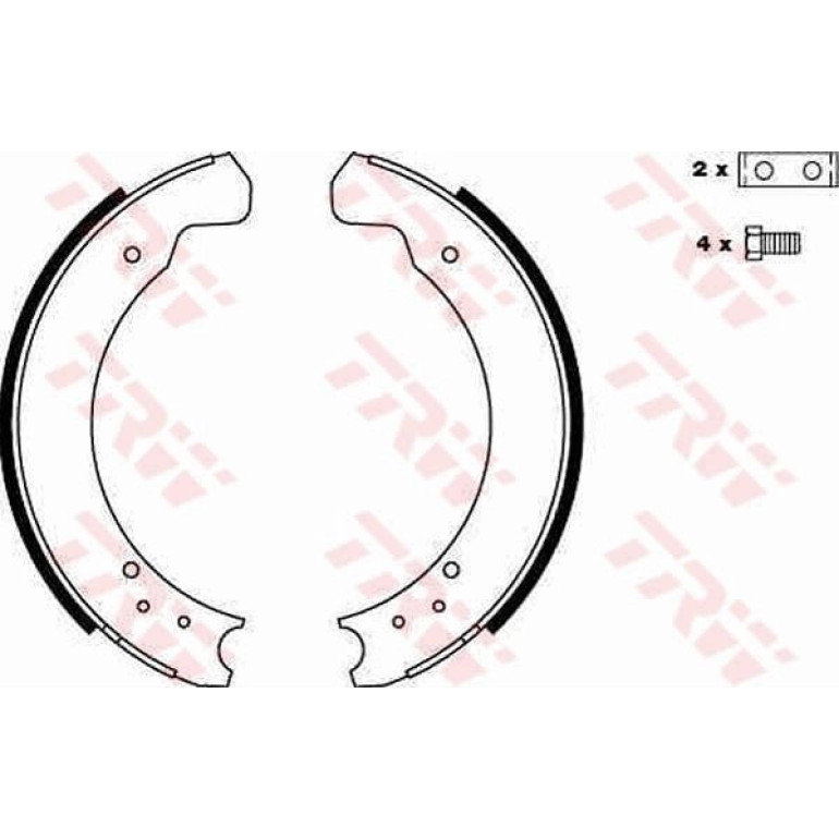 52 461 012 Bremsbacken GS6075 52 461 012 Bremsbacken GS6075