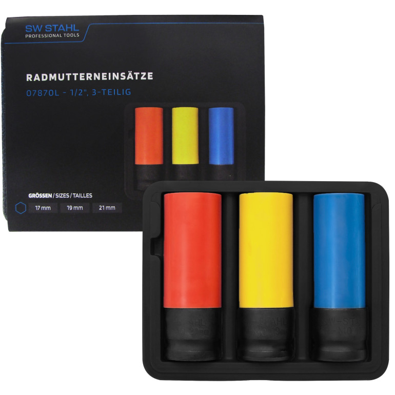 SW-Stahl Radmutternsatz 3-tlg 07870L SW-Stahl Radmutternsatz 3-tlg 07870L