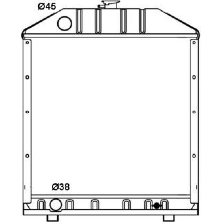 Kühler, Motorkühlung NRF53664 Kühler, Motorkühlung NRF53664