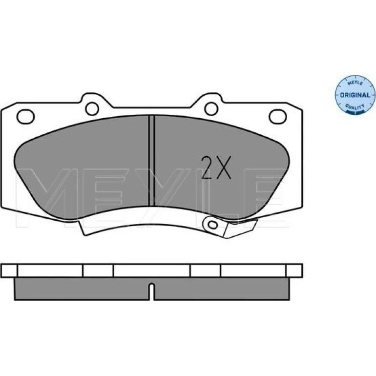 Bremsbelagsatz Toyota P. Hilux 2.5-3.0 D-4D 4Wd 05 025 252 0917 Bremsbelagsatz Toyota P. Hilux 2.5-3.0 D-4D 4Wd 05 025 252 0917