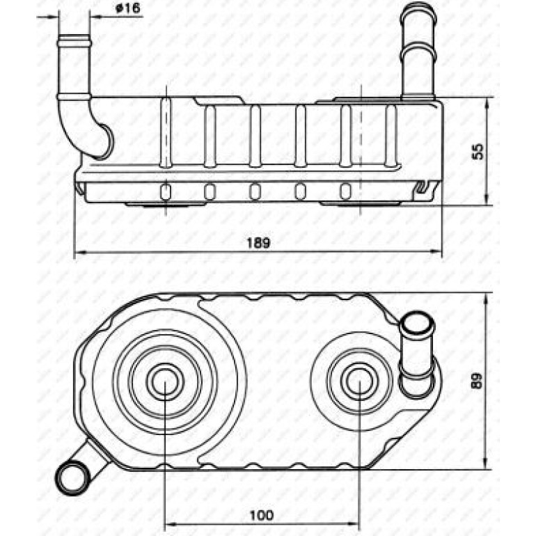 Ölkühler, Motoröl 31004A Ölkühler, Motoröl 31004A