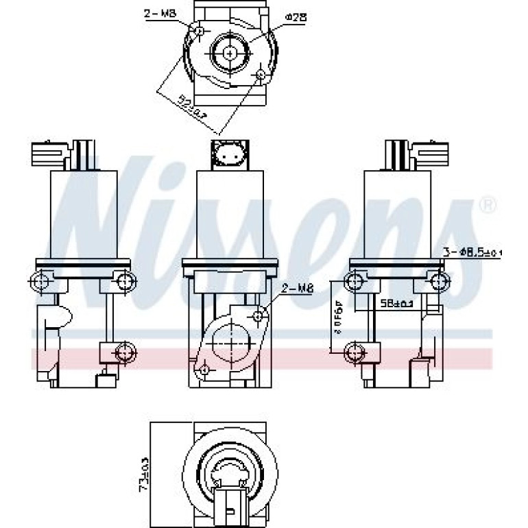 NISSENS Agr-Ventil 98193 NISSENS Agr-Ventil 98193