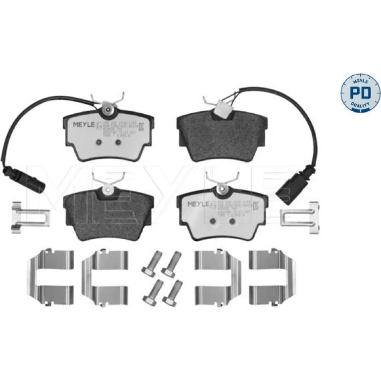 MEYLE Bremsklötze Hinterachse Platinum 025 232 2416-1/PD MEYLE Bremsklötze Hinterachse Platinum 025 232 2416-1/PD