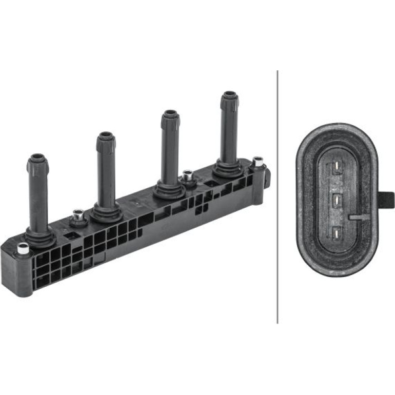HELLA Zündspule 5DA 358 168-521 HELLA Zündspule 5DA 358 168-521