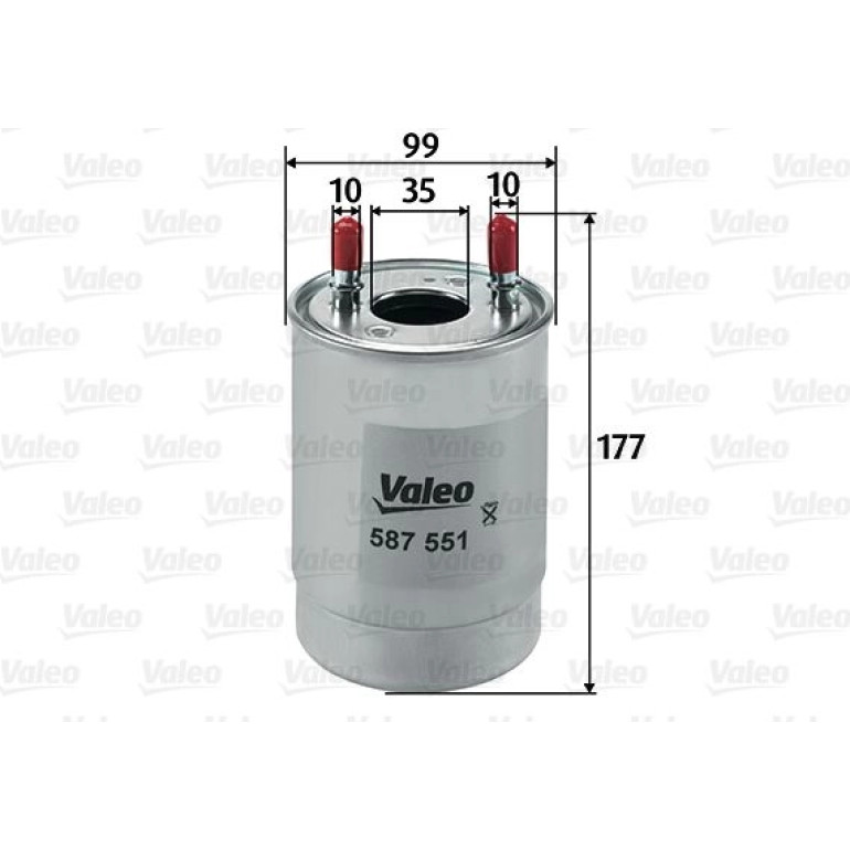 VALEO Kraftstofffilter 587551 VALEO Kraftstofffilter 587551