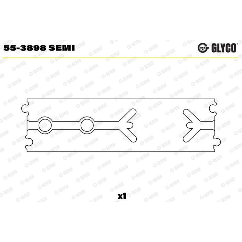 GLYCO Lagerbuchse, Pleuel 55-3898 SEMI GLYCO Lagerbuchse, Pleuel 55-3898 SEMI