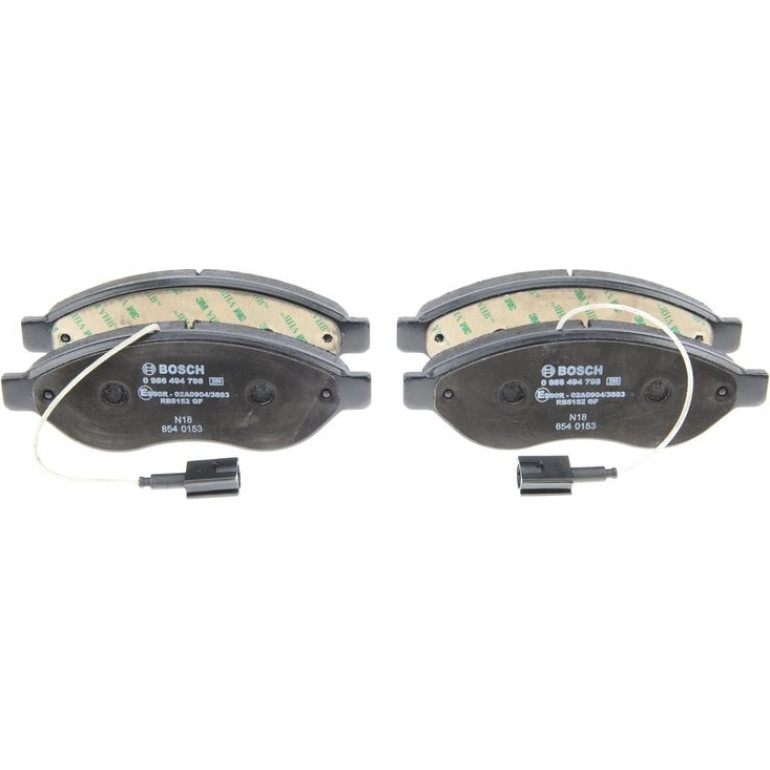 Bosch Bremsbelagsatz 0 986 494 798 Bosch Bremsbelagsatz 0 986 494 798