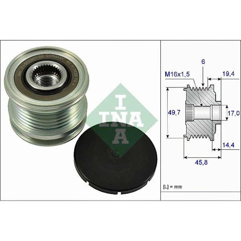 Generatorfreilauf 535 0168 10 Generatorfreilauf 535 0168 10