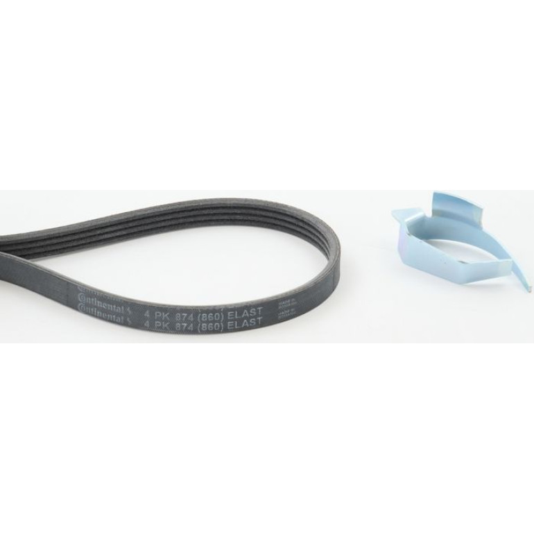 CONTINENTAL CTAM Keilrippenriemensatz 4PK874 ELAST T1 CONTINENTAL CTAM Keilrippenriemensatz 4PK874 ELAST T1