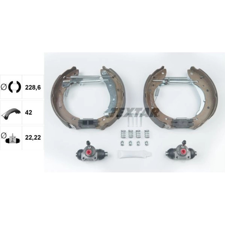 Satz Bremsbacken Peugeot Partner 96 84053901 Satz Bremsbacken Peugeot Partner 96 84053901