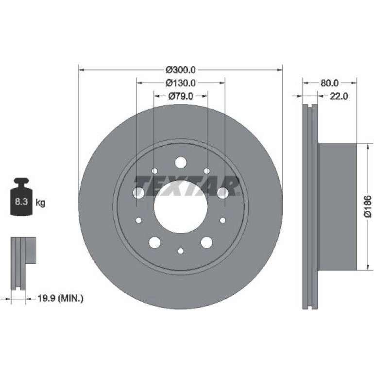 Bremsscheibe 92284303