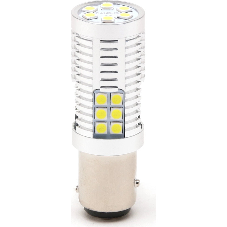 LED Metalsockel P21/5W Bay15d 30x3030 SMD Weiß 100 % Canbus Inside LED Metalsockel P21/5W Bay15d 30x3030 SMD Weiß 100 % Canbus Inside