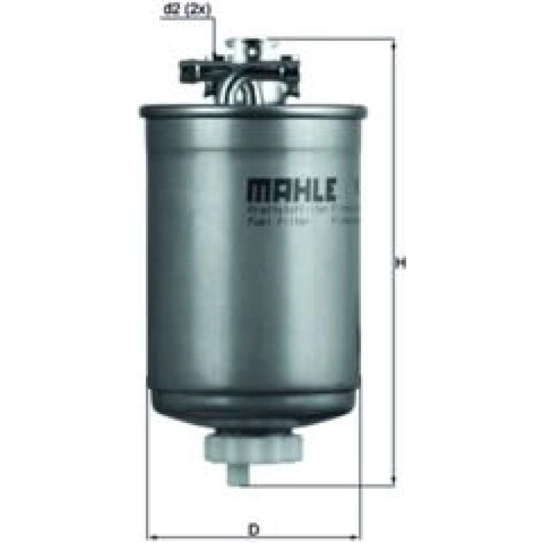 MAHLE Kraftstofffilter KL 77 MAHLE Kraftstofffilter KL 77