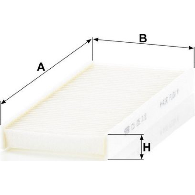 Mann & Hummel Innenraumfilter PKW CU 25 010-2 Mann & Hummel Innenraumfilter PKW CU 25 010-2