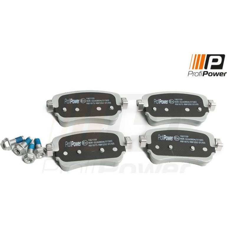 PROFIPOWER Bremsbelagsatz, Scheibenbremse 1B2159 PROFIPOWER Bremsbelagsatz, Scheibenbremse 1B2159