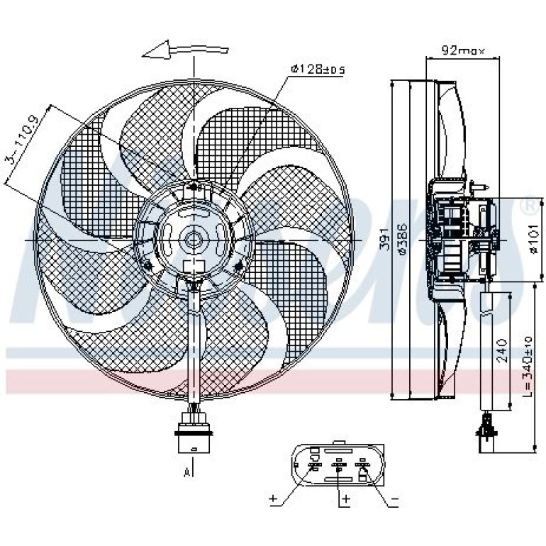 Kühlerlüfter PKW 85690