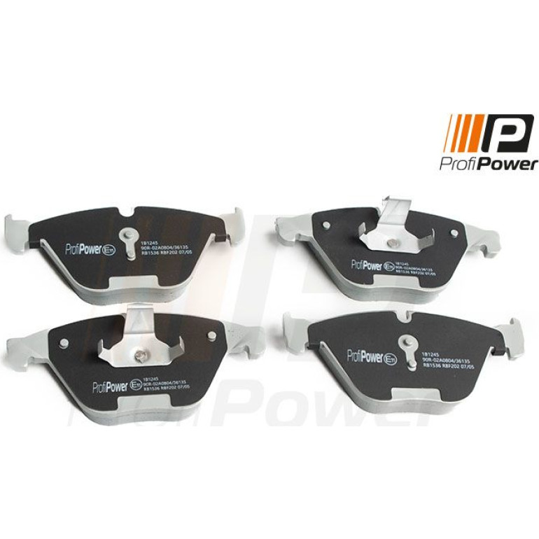 PROFIPOWER Bremsbelagsatz, Scheibenbremse 1B1245 PROFIPOWER Bremsbelagsatz, Scheibenbremse 1B1245