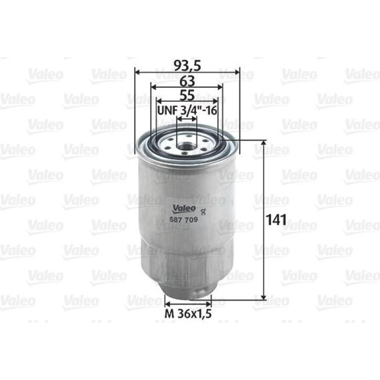 VALEO Kraftstofffilter 587709 VALEO Kraftstofffilter 587709