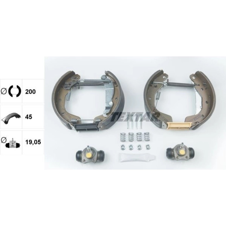 Satz Bremsbacken Opel Astra/Vectra 93 84044900