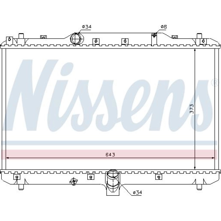 Wasserkühler PKW 64198 Wasserkühler PKW 64198