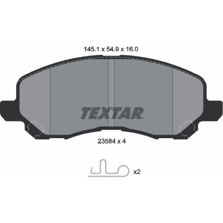 Bremsbelagsatz Jeep P. Patriot 06-/Compass/Dodge 17' 2358403 Bremsbelagsatz Jeep P. Patriot 06-/Compass/Dodge 17' 2358403
