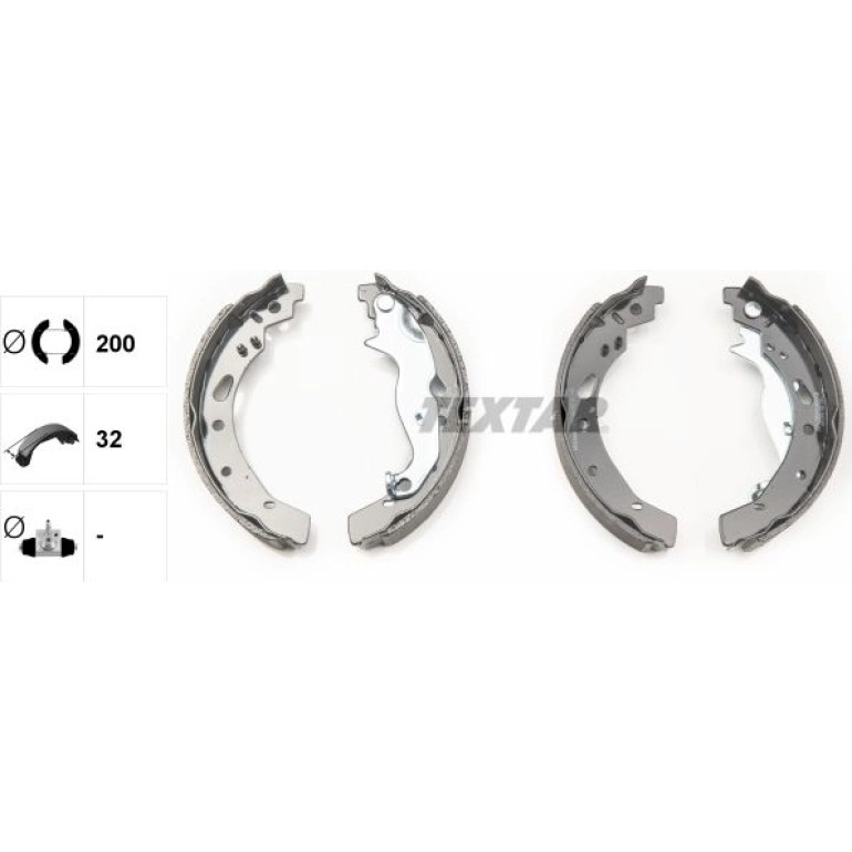 Bremsbacken Mazda 2 07 91072100