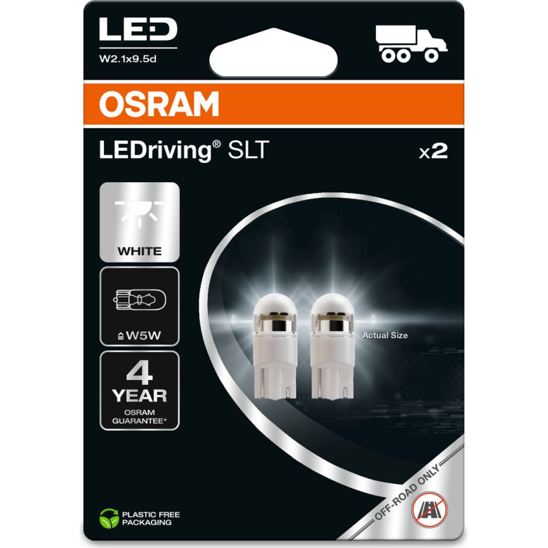 LED W5W 24V 1W W2.1x9.5d LEDriving SLT White 6000K LED W5W 24V 1W W2.1x9.5d LEDriving SLT White 6000K