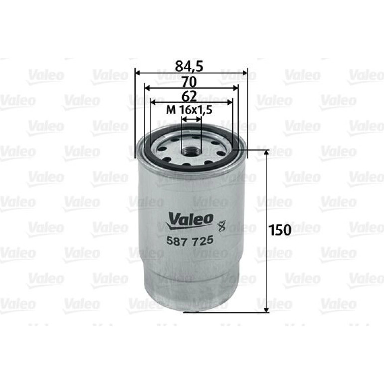VALEO Kraftstofffilter 587725 VALEO Kraftstofffilter 587725