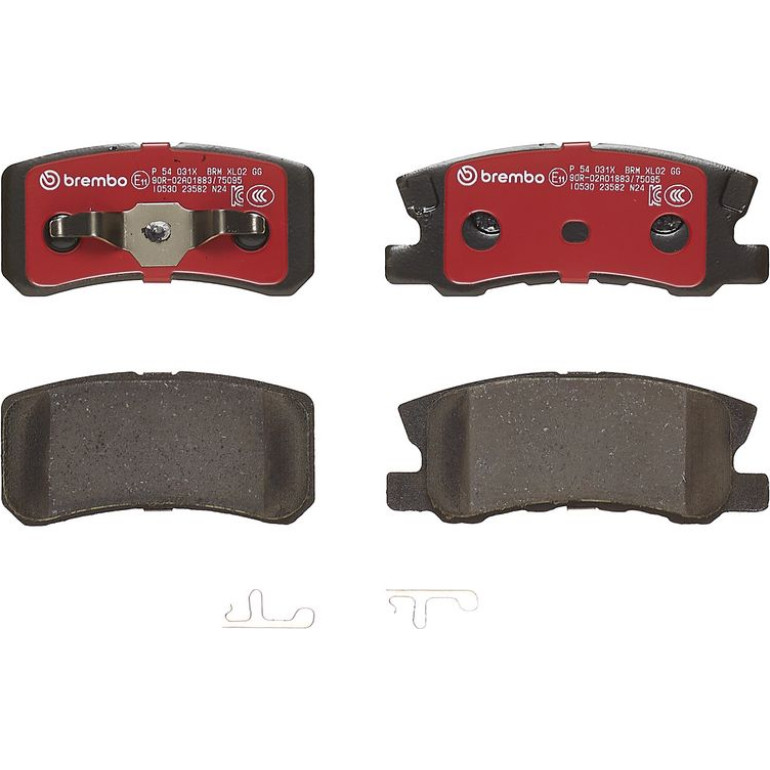 BREMBO Bremsklötze HA P 54 031X BREMBO Bremsklötze HA P 54 031X