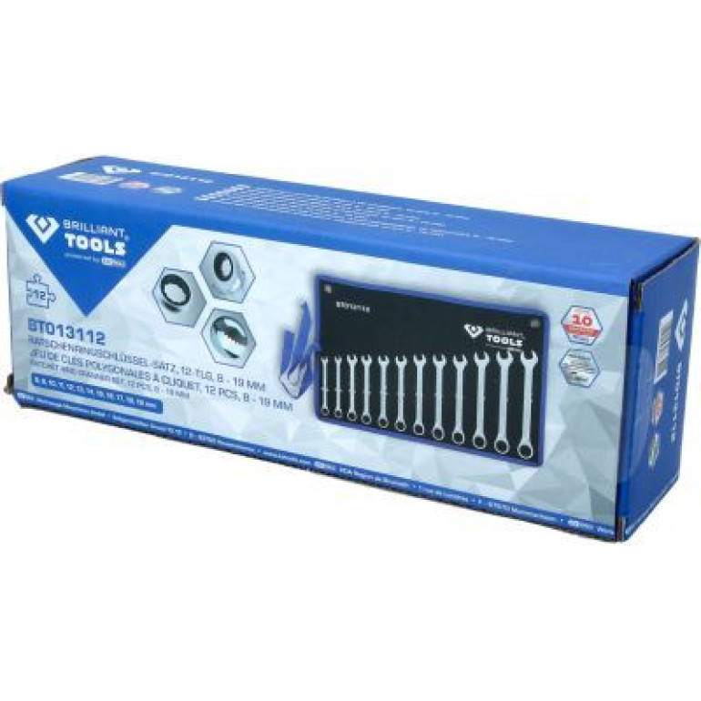 KS TOOLS Ratschen-Ringschlüsselsatz BT013112