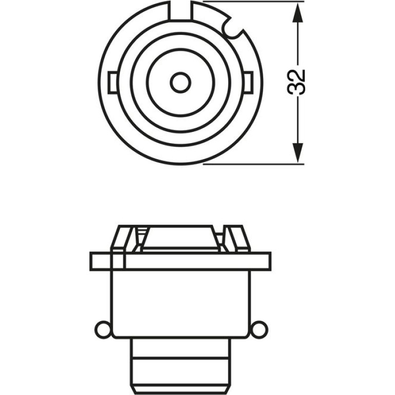 D2R 85V 35W XENON P32D-3 1987302903
