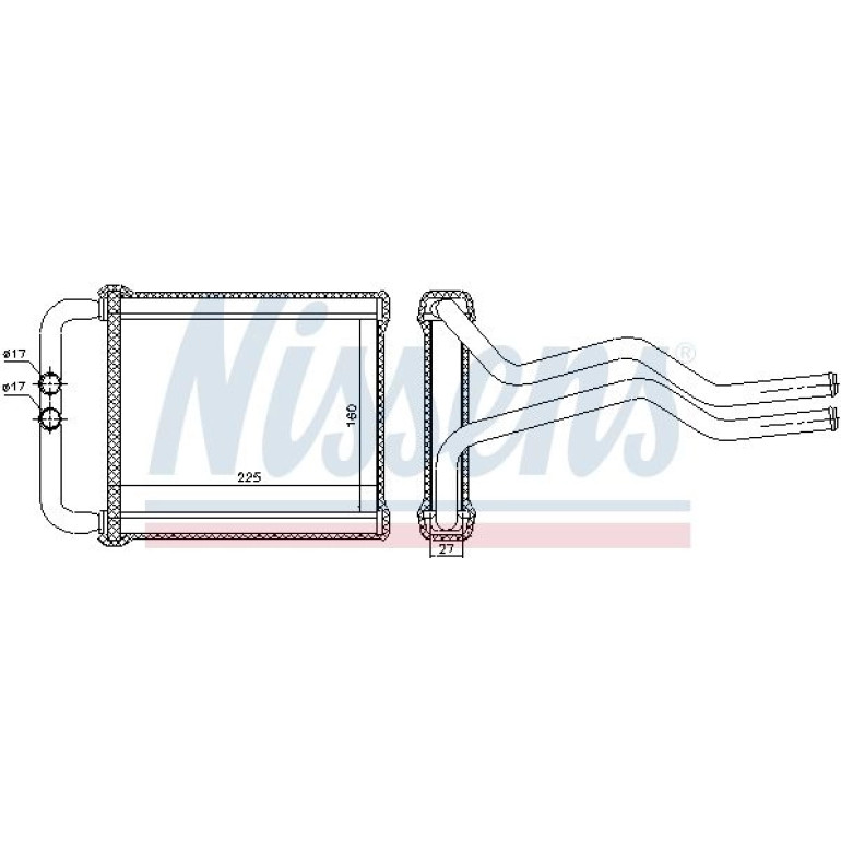 Heizkühler PKW 77657 Heizkühler PKW 77657